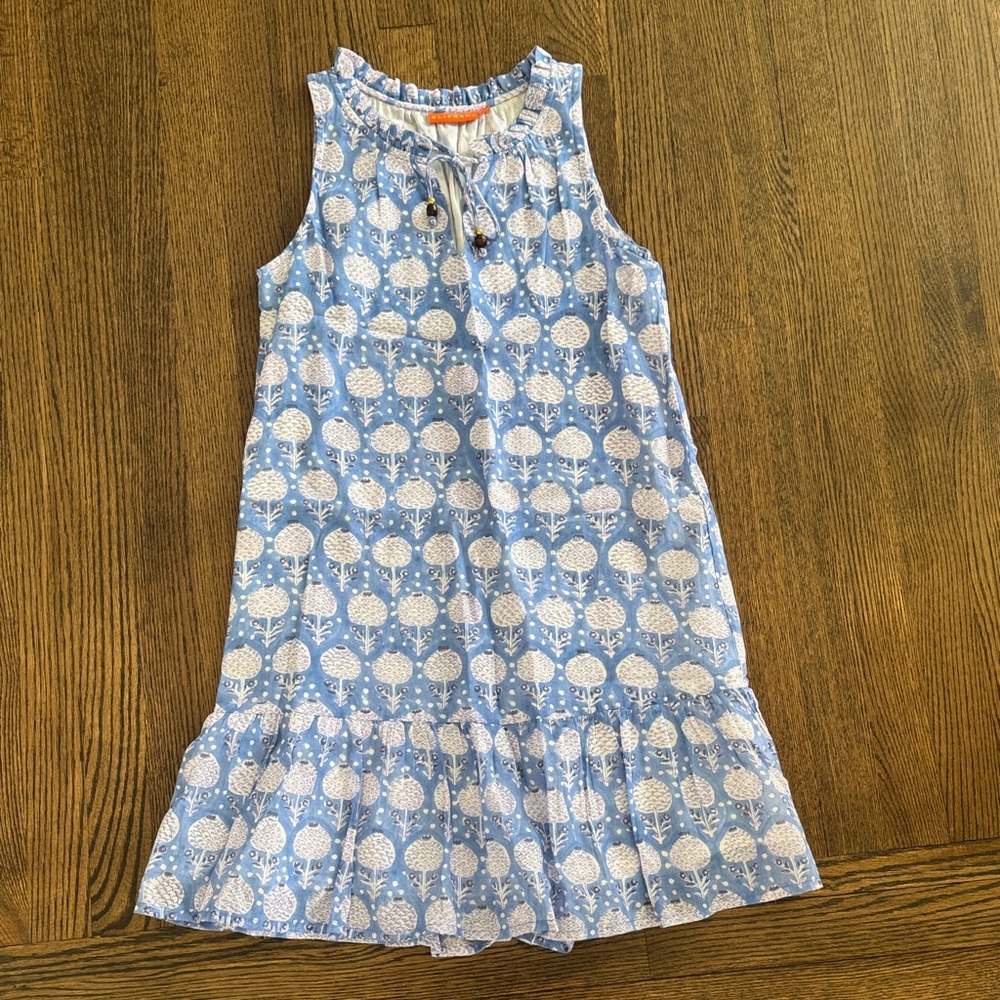 Oliphant Block Print Dress/Cover-up, size XS